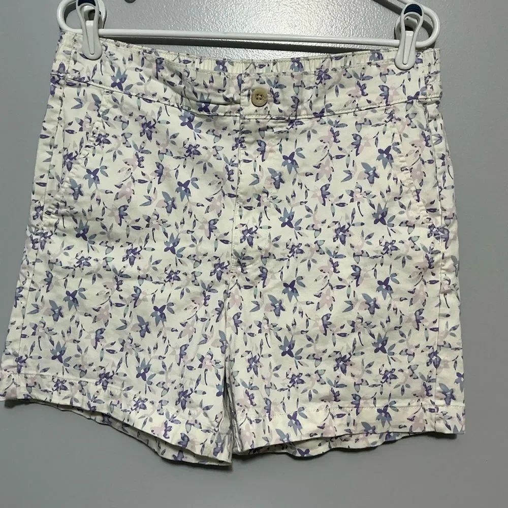 Jachs Girlfriend Women's Floral Printed Chino Shorts size L